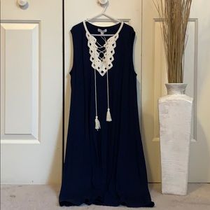 navy dress